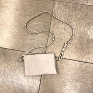 Small cross body purse - beige